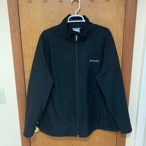 Columbia Black Softshell Jacket Size 3XL